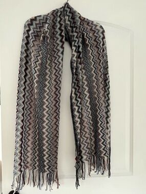 Missoni Chevron Knit Scarf